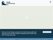 Tablet Screenshot of pacificproinc.com